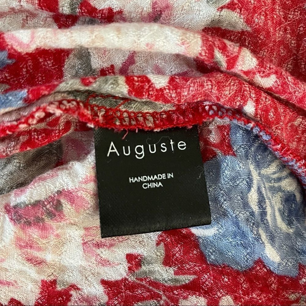 AUGUSTE The Label Red Francis Floral Slip Dress S - Picture 7 of 9